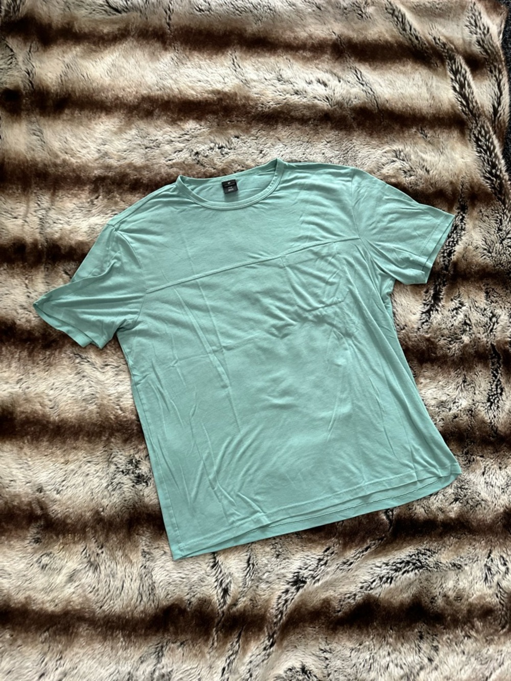 Men's REI Mint Green Short-Sleeve Pocket athletic T-Shirt